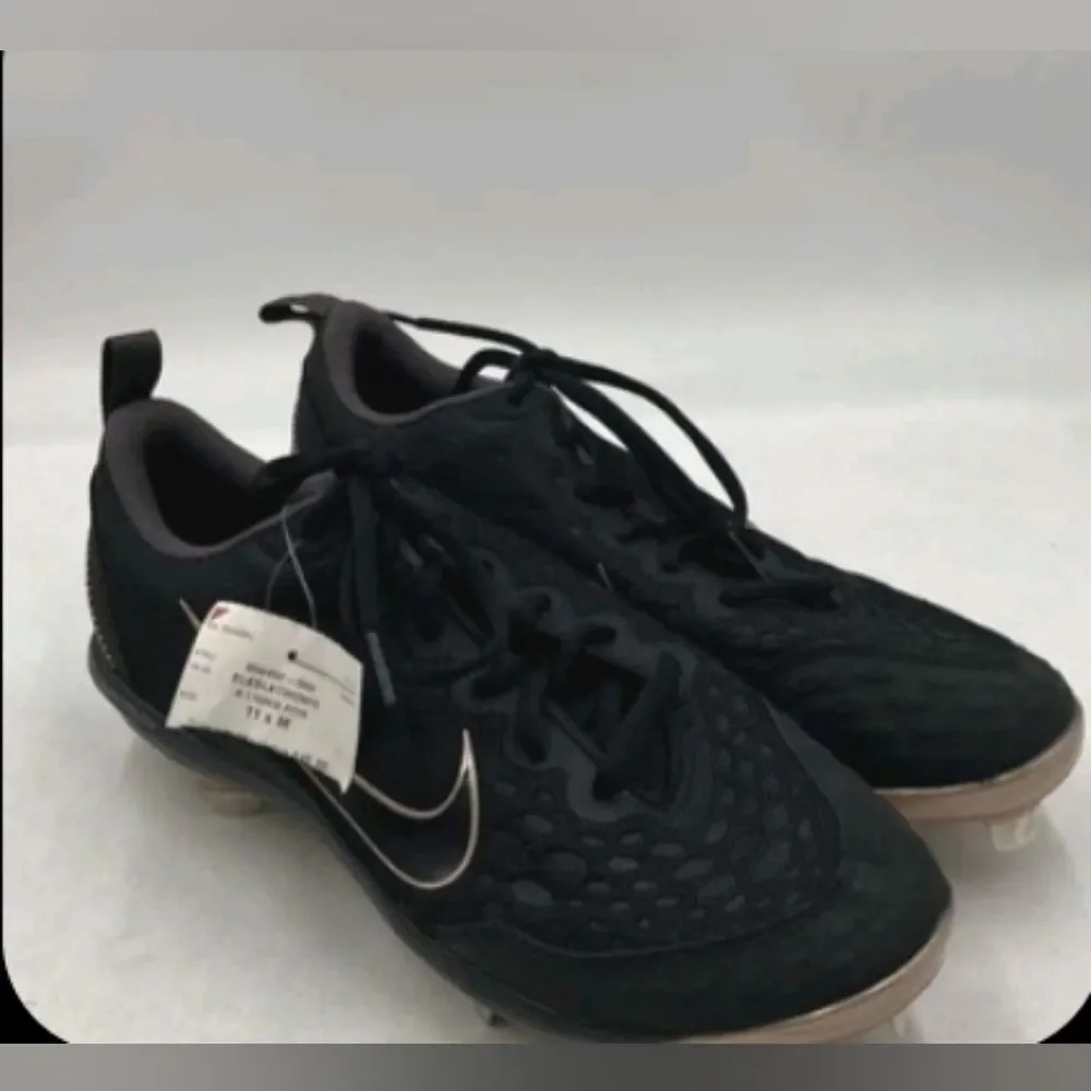 Nike LUNARLON HYPERDIAMOND Baseball BB/SB Cleats Black Men 11